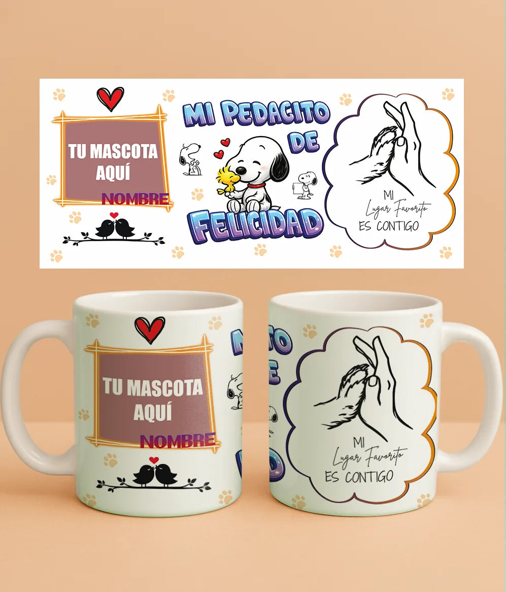 Mug Personalizado con la foto de tu MASCOTA