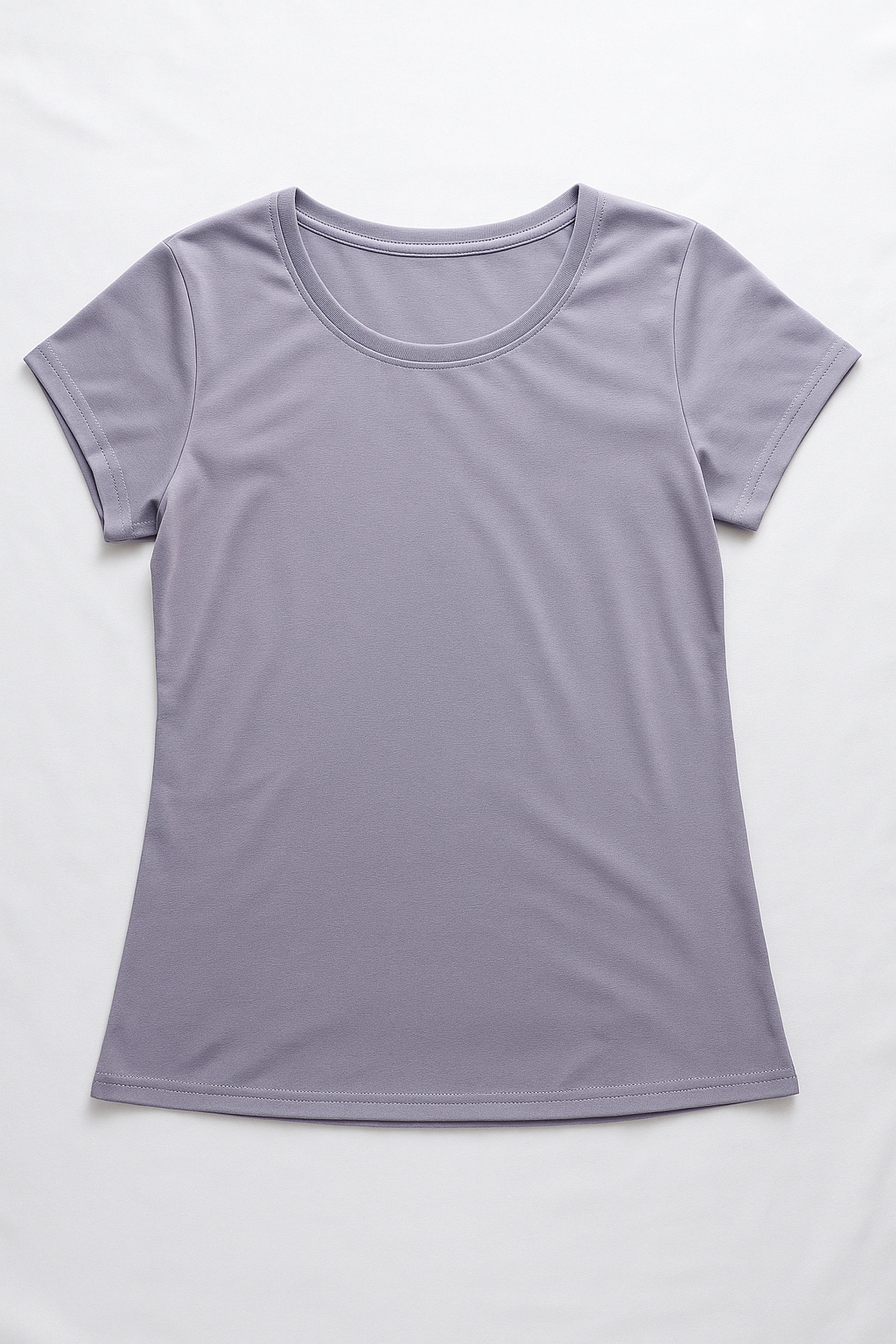 Camiseta Básica Lila para Mujer