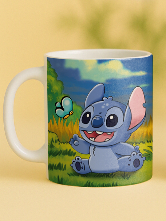 Mug de Lilo y Stitch "Ohana es Familia"