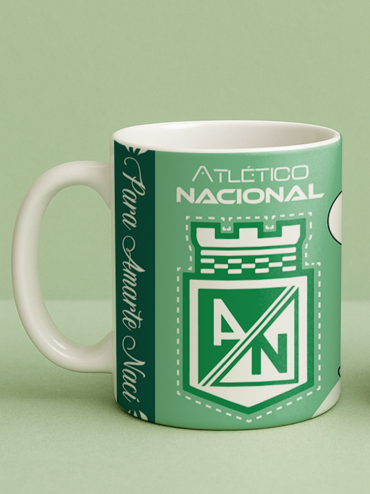 Mug de Atlético Nacional "El papá de los pollitos"