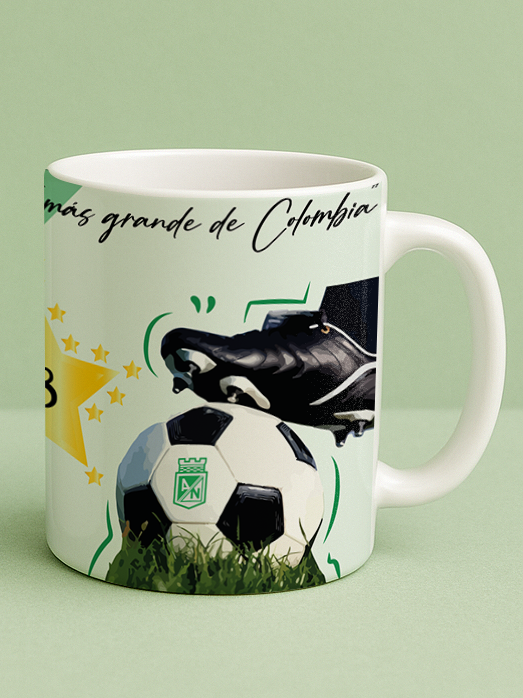 Mug de Atlético Nacional "El papá de los pollitos"
