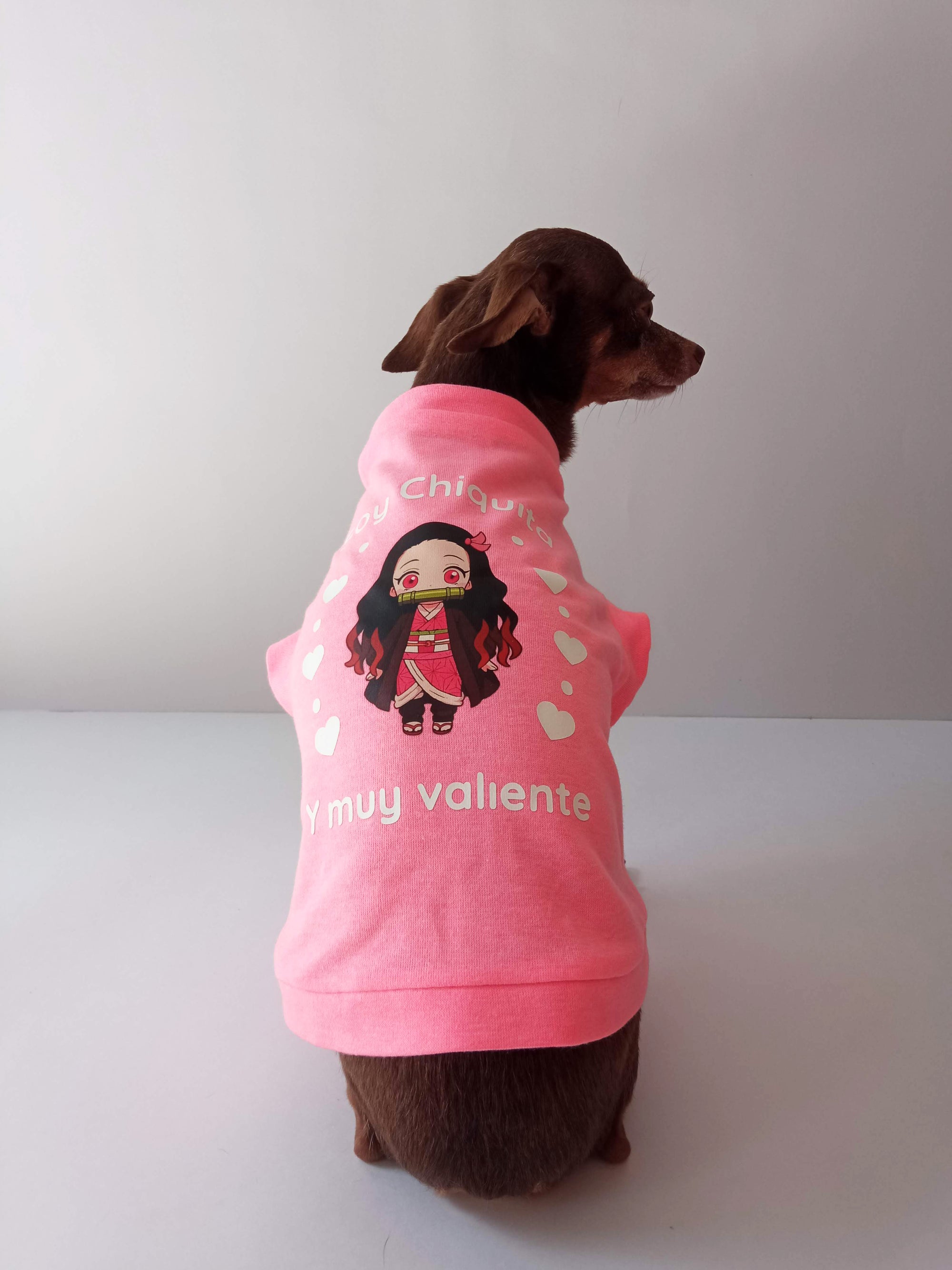 Diseño "Soy chiquita y Muy Valiente" - Ropa para mascotas