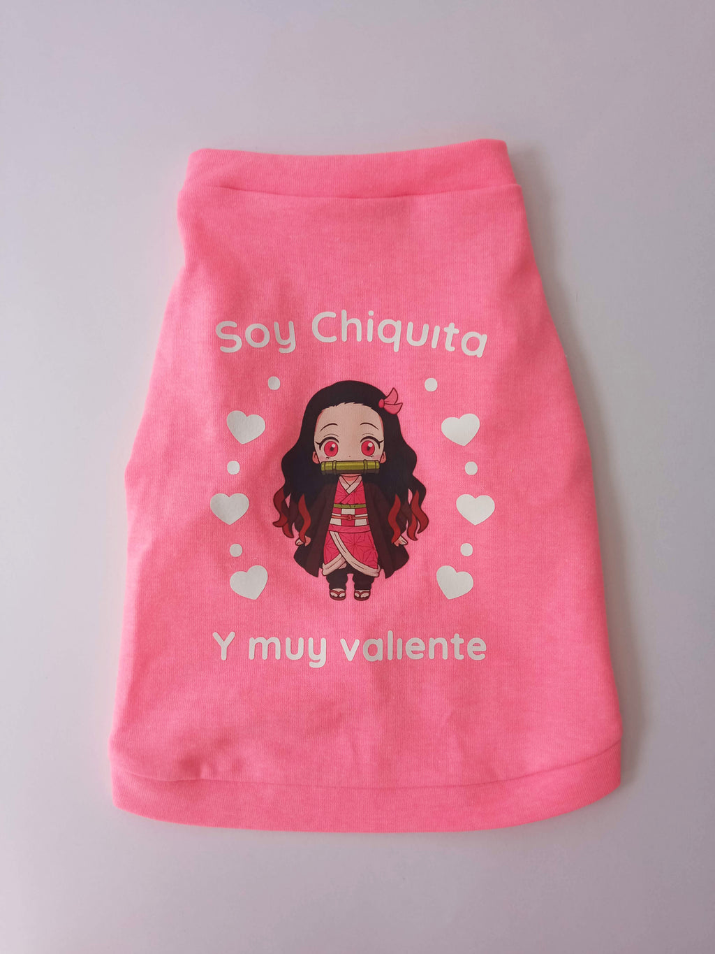 Diseño "Soy chiquita y Muy Valiente" - Ropa para mascotas