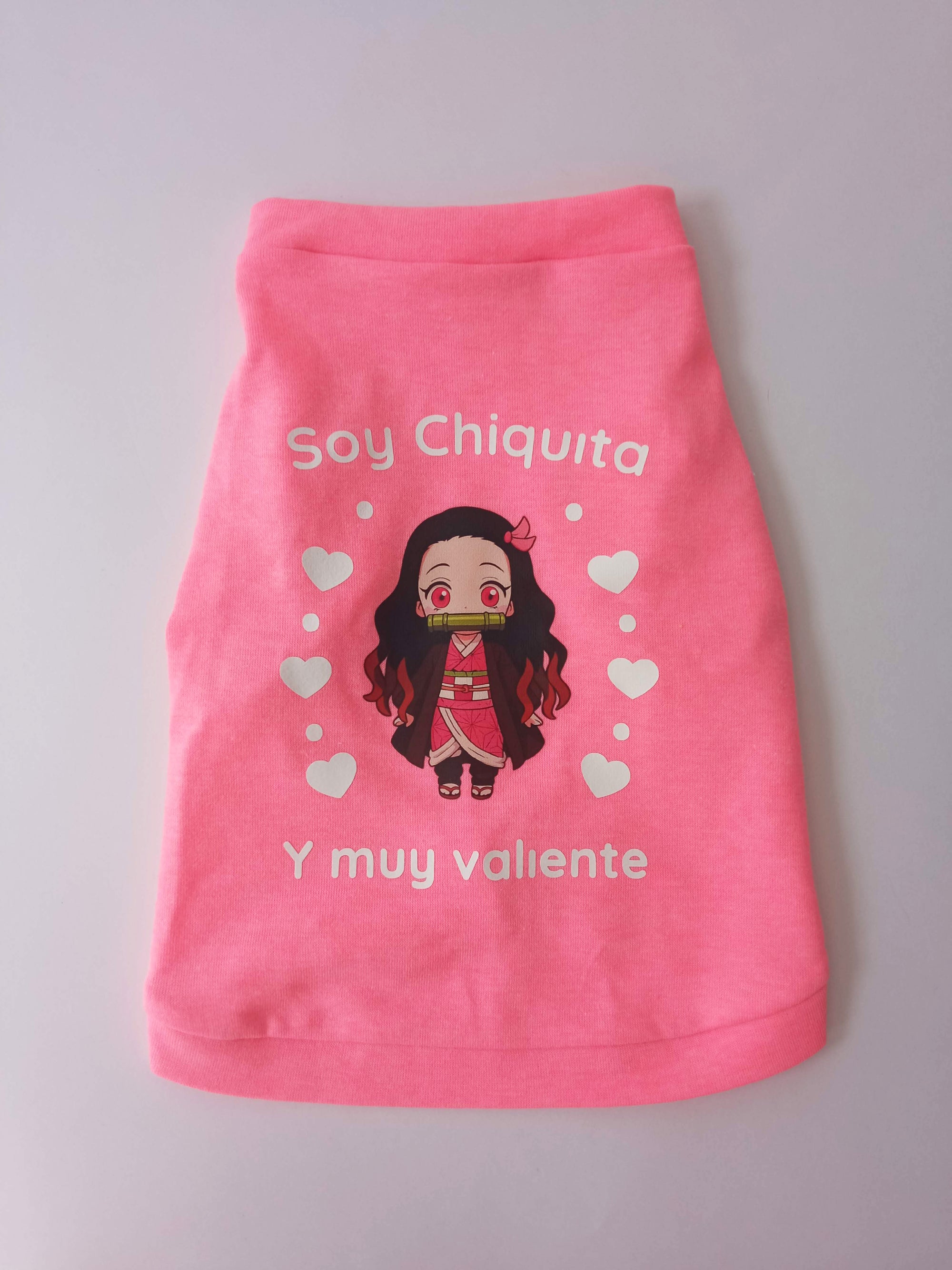 Diseño "Soy chiquita y Muy Valiente" - Ropa para mascotas