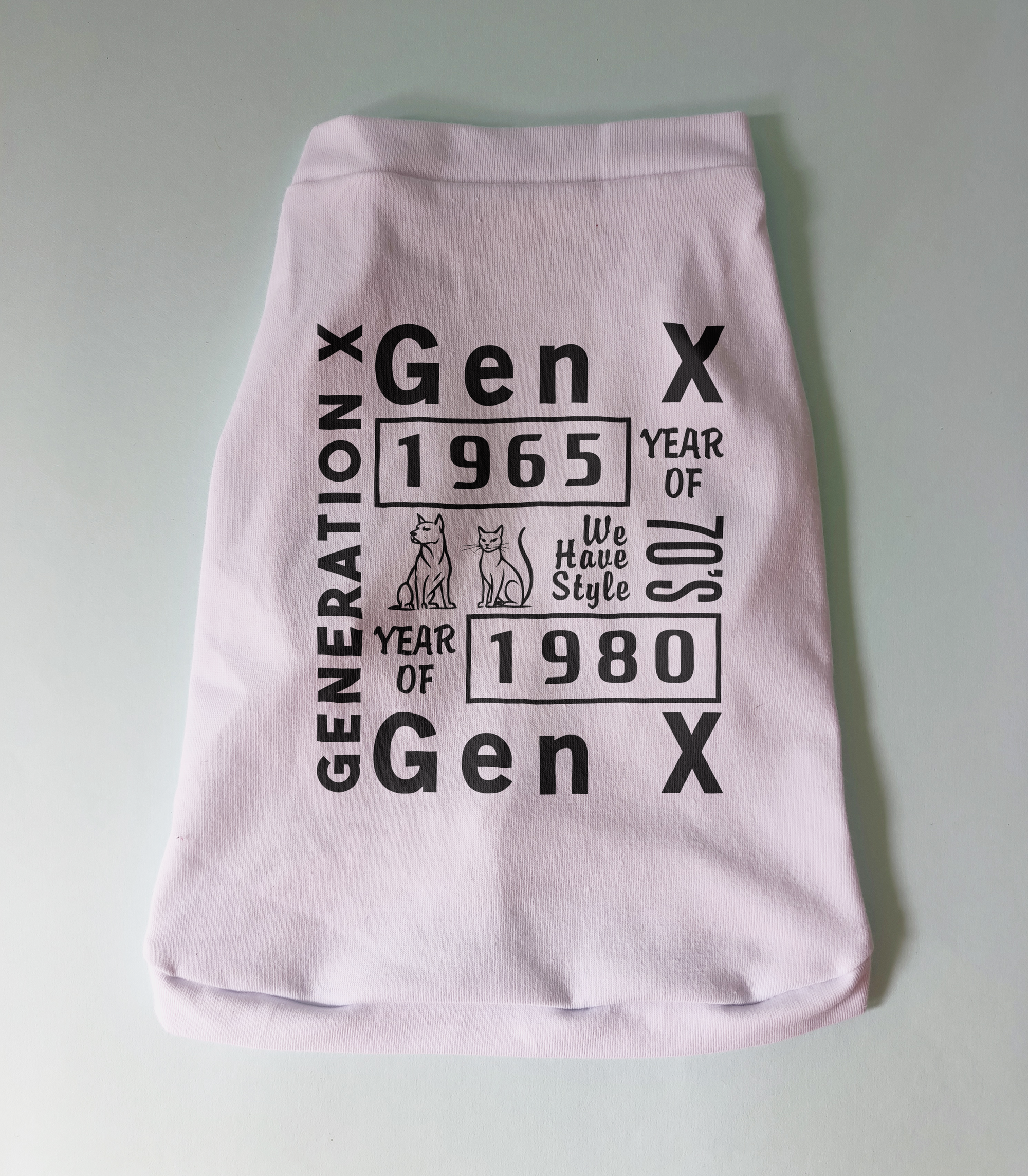 Camisa "Generation X - Gen X" (Versión Mascotas)