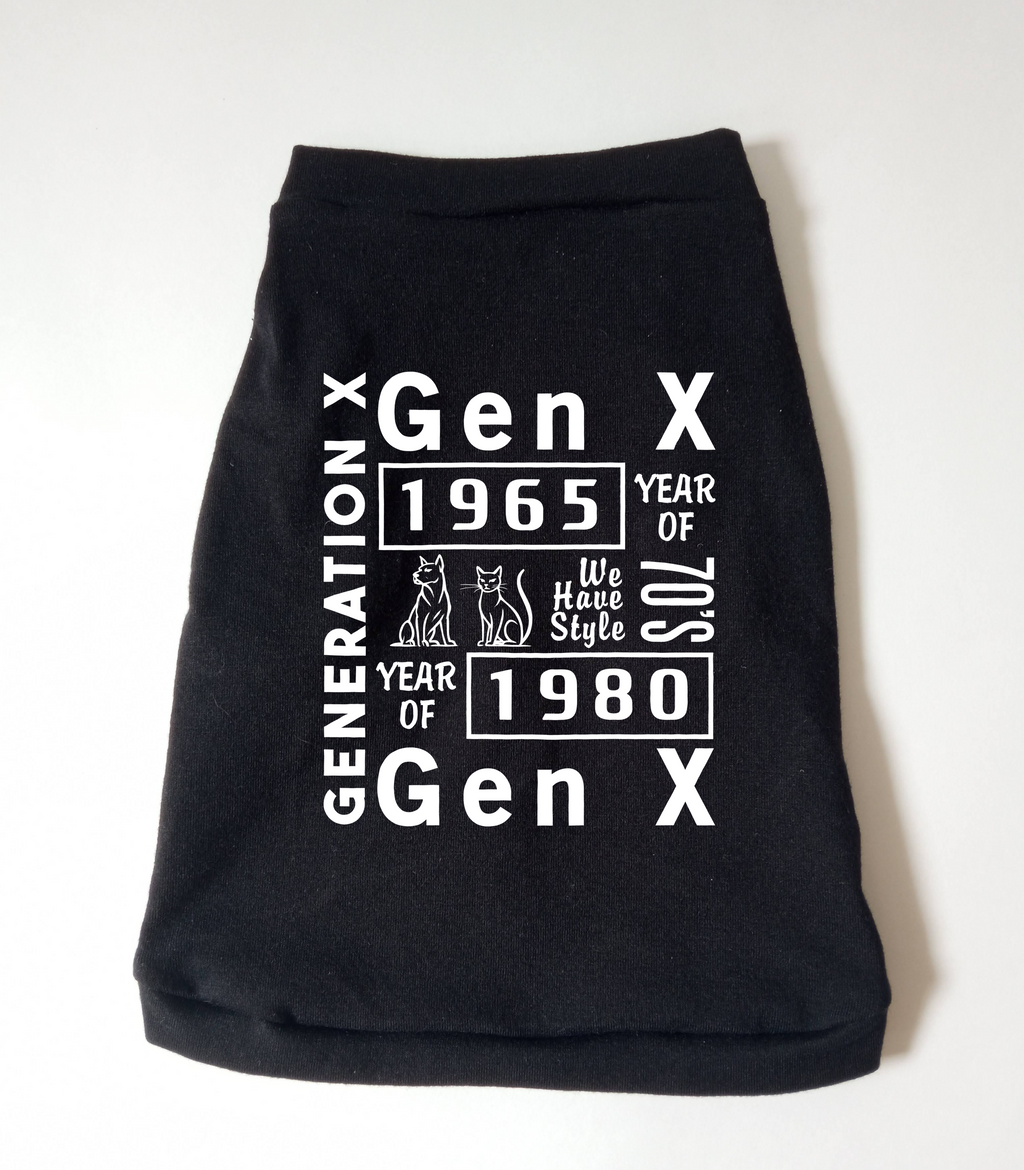 Camisa "Generation X - Gen X" (Versión Mascotas)