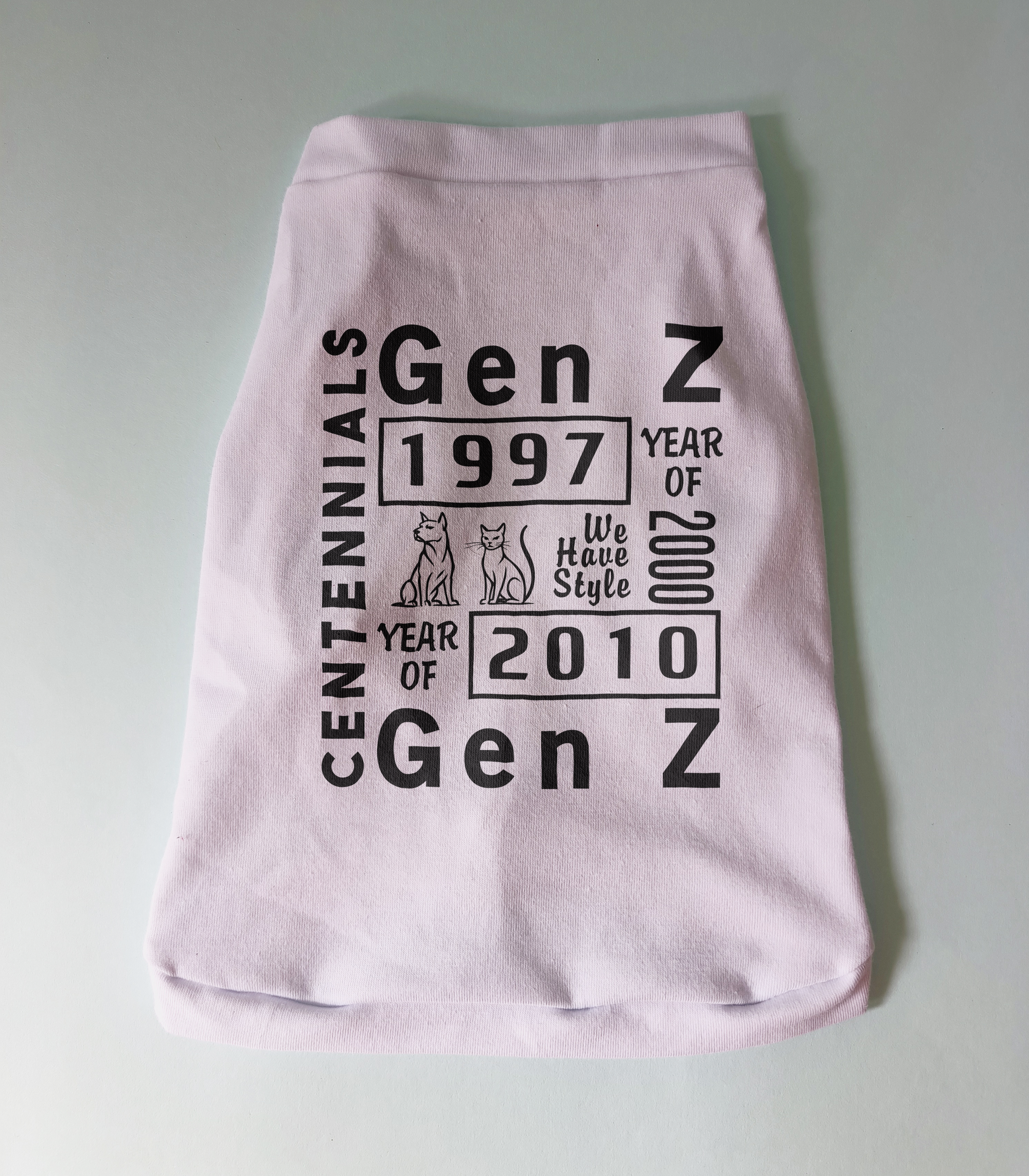 Camisa "Centennials - Gen Z" (Versión Mascotas)