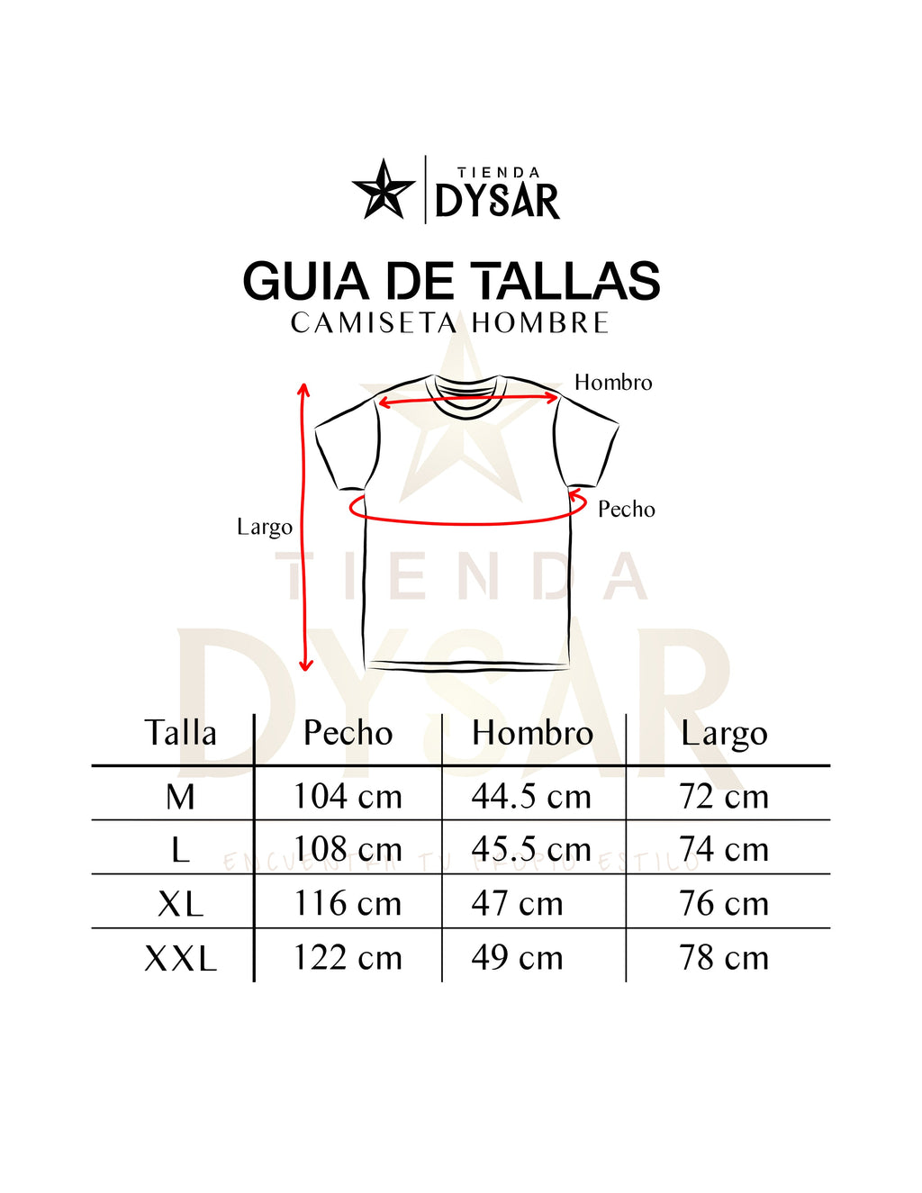 Camiseta para Hombre en Poliéster (Para Sublimar)