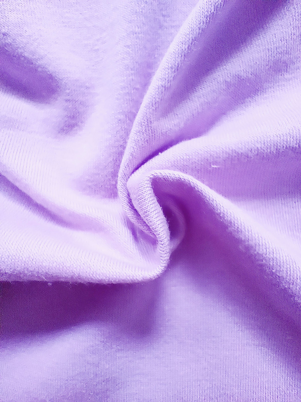 Camiseta Básica Cuello Redondo (Lila) Para Mujer