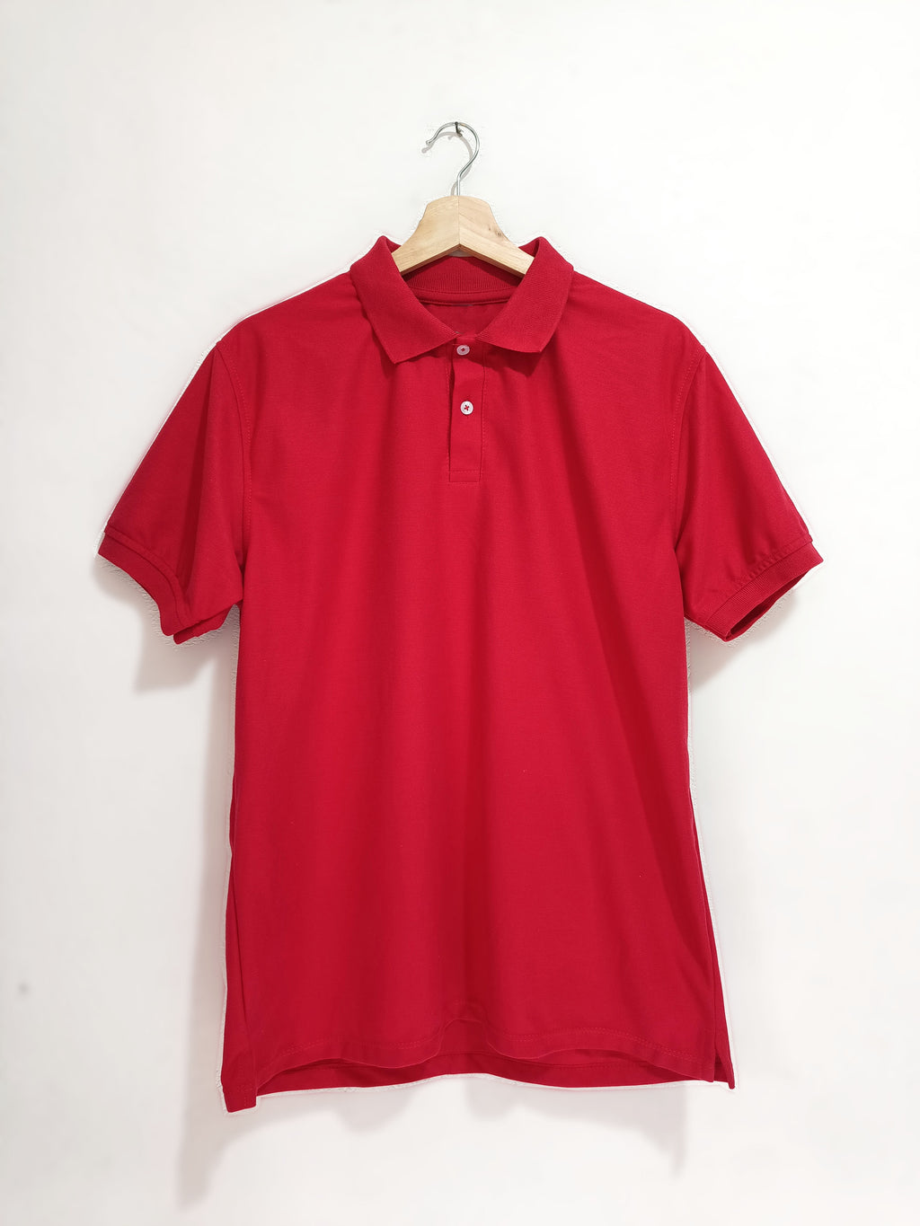 Camiseta para Hombre Tipo Polo (Rojo)