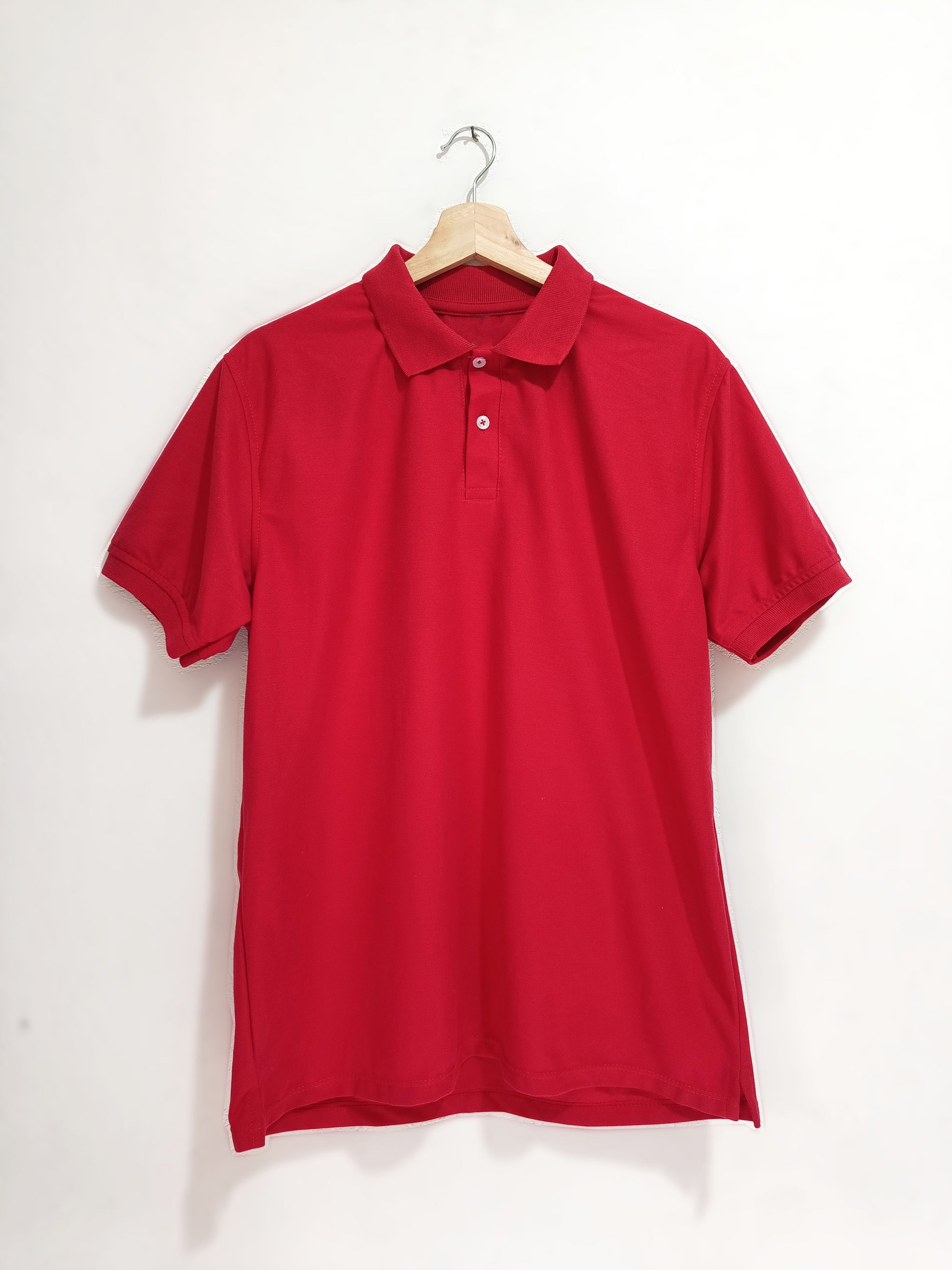 Camiseta para Hombre Tipo Polo (Rojo)