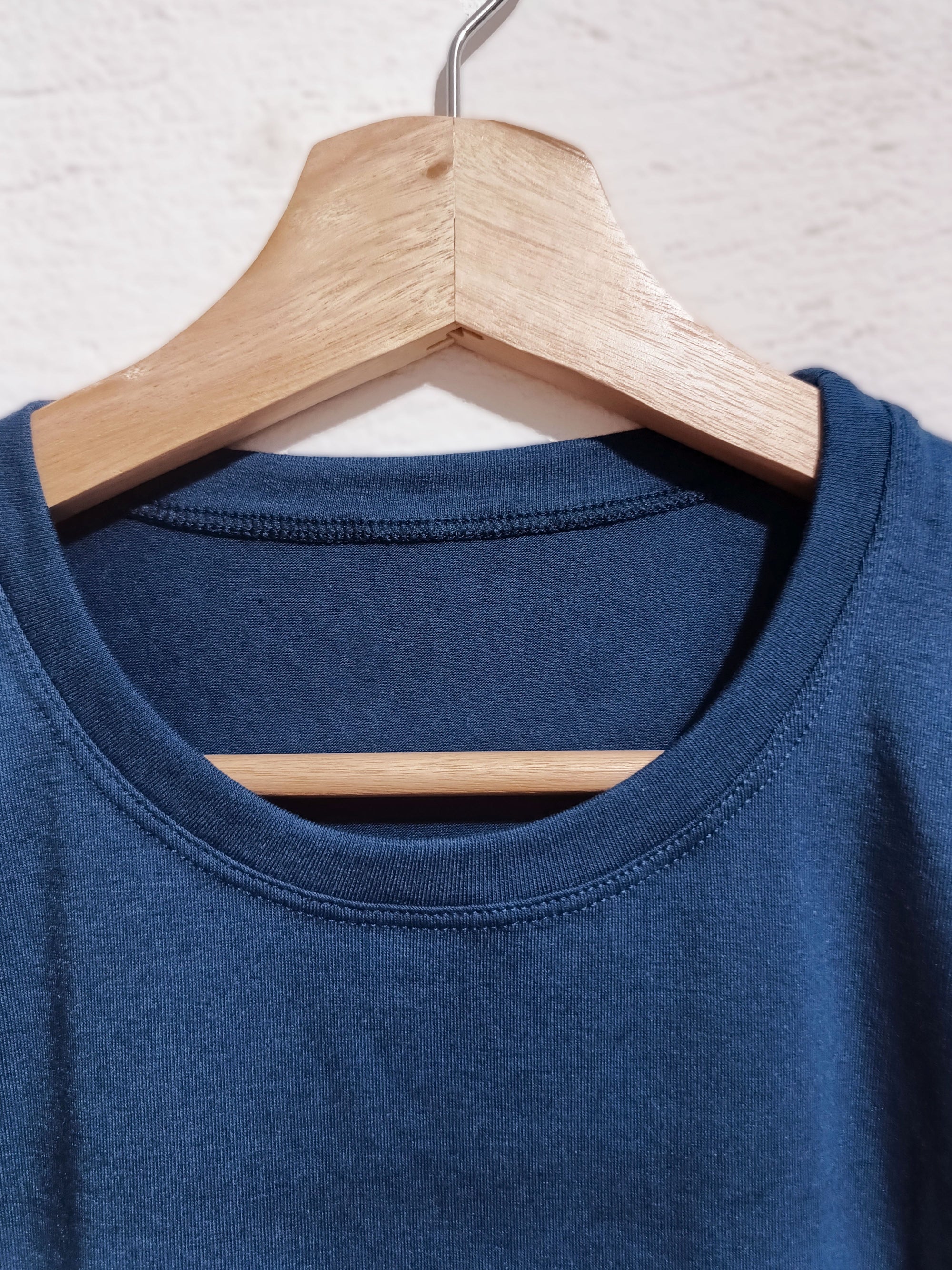 Camiseta Básica Cuello Redondo (Azul Petróleo) Para Mujer