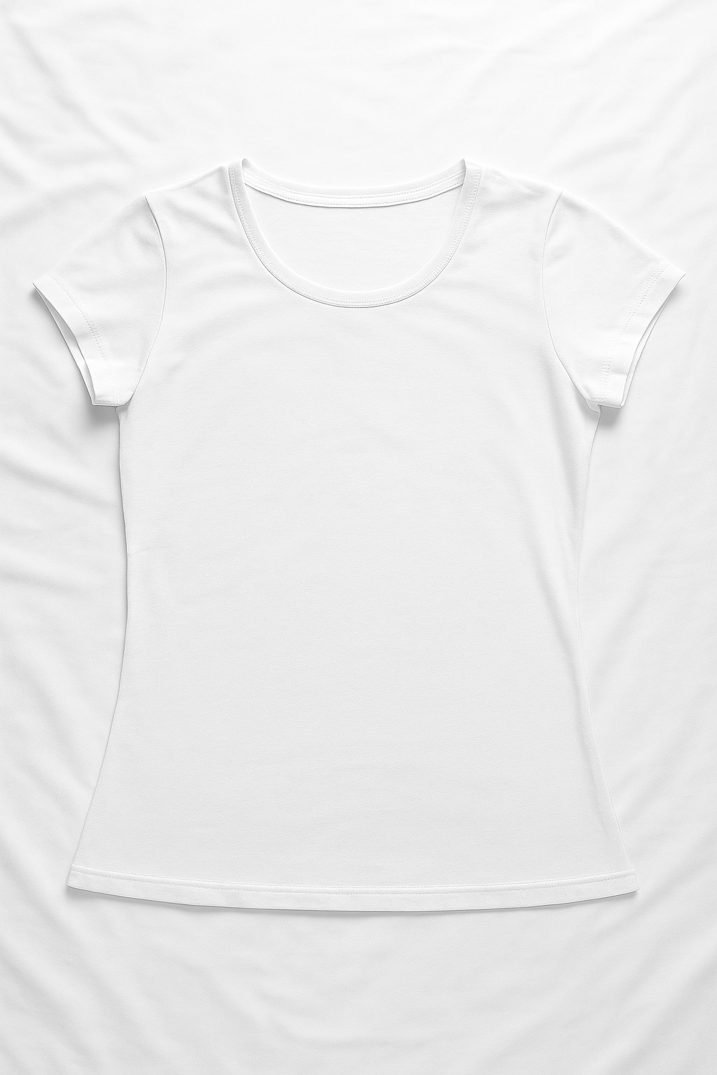 Camiseta Básica Azul Cielo para Mujer