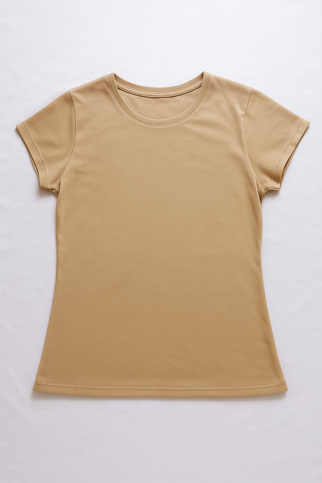Camiseta Básica Azul Cielo para Mujer