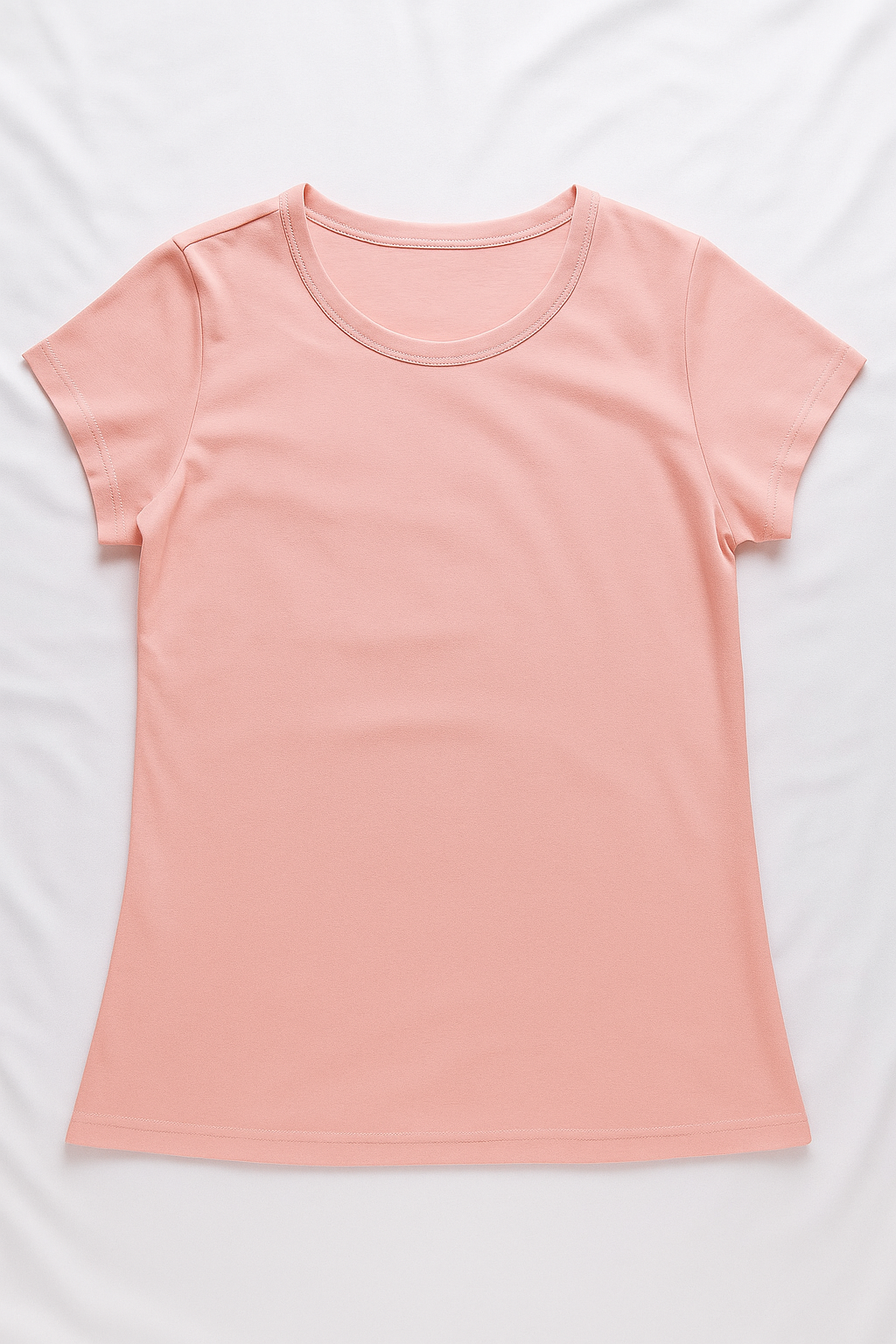 Camiseta Básica Azul Cielo para Mujer