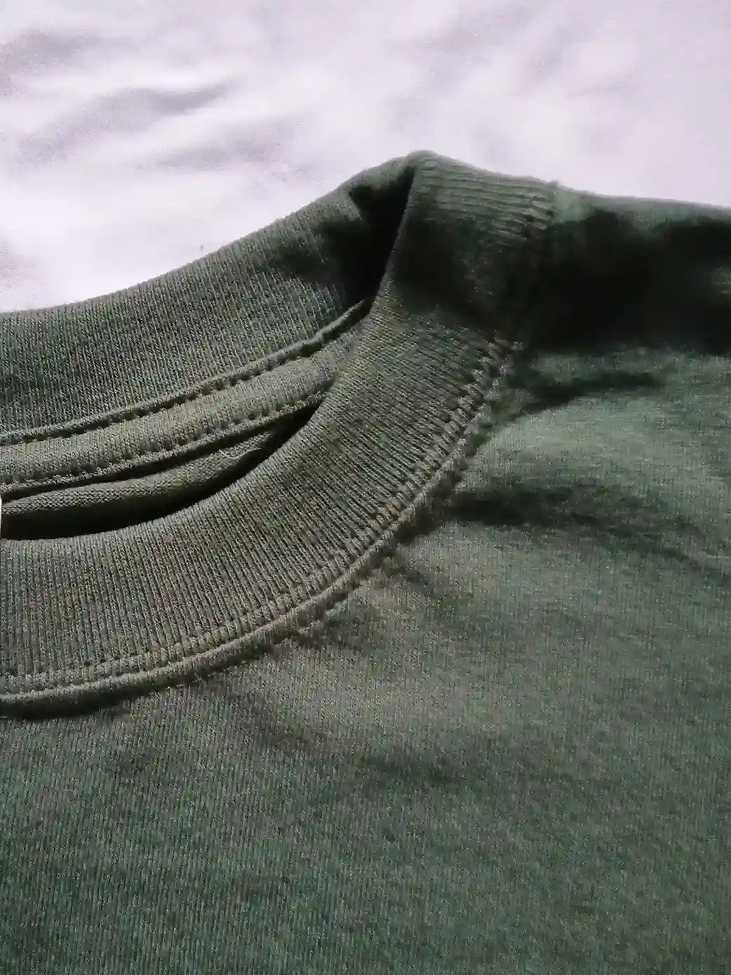 Camiseta para Hombre Verde Militar 100% Algodón