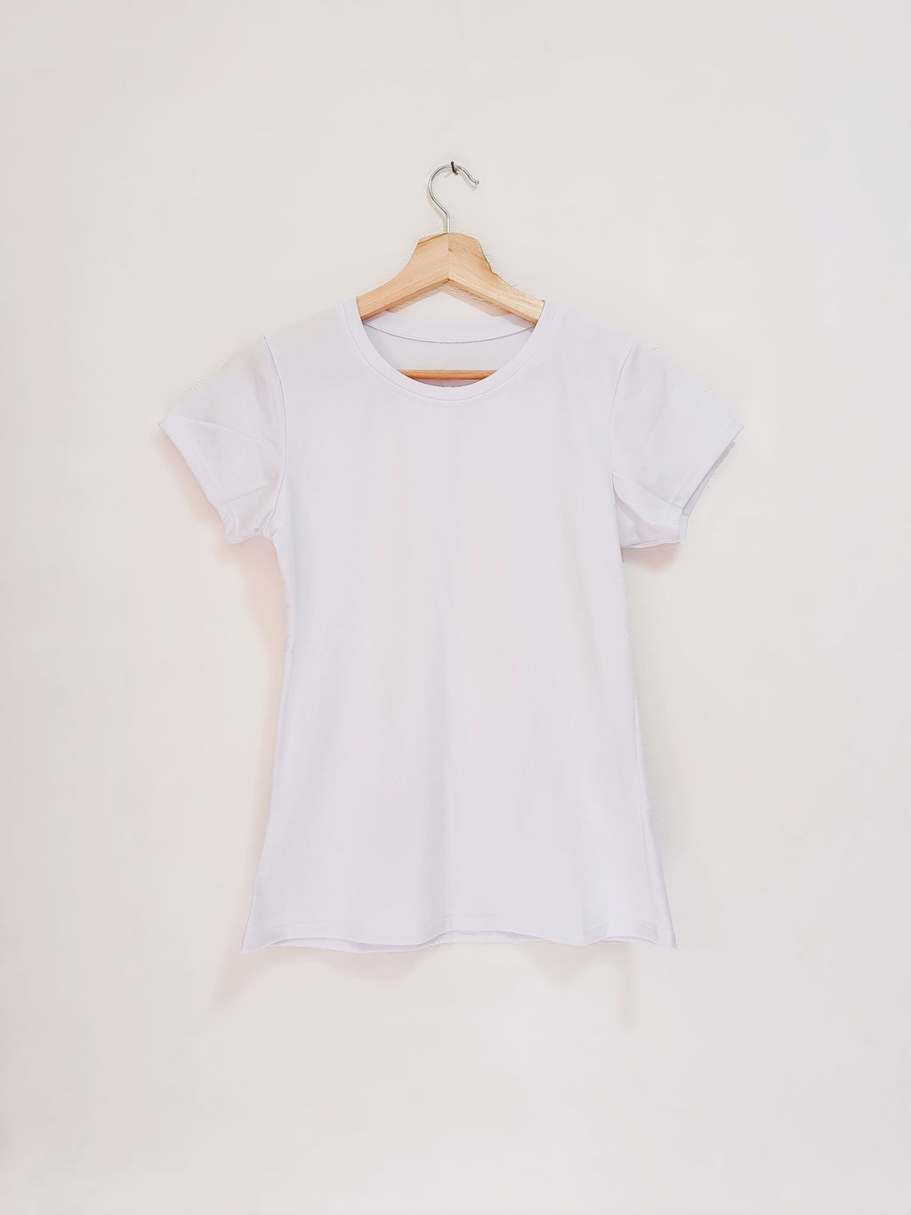 Camiseta Básica Blanca para Mujer