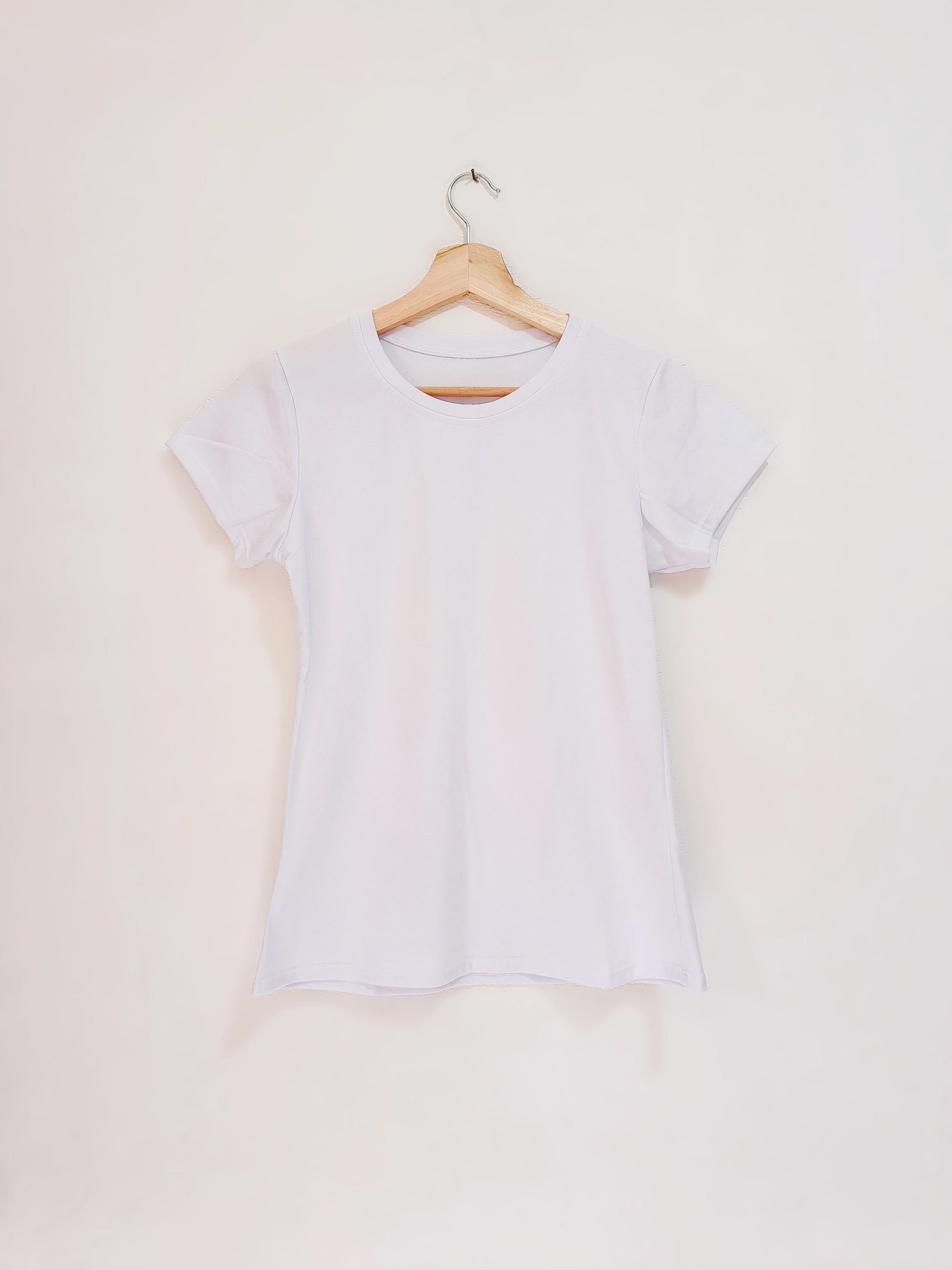 Camiseta Básica Blanca para Mujer